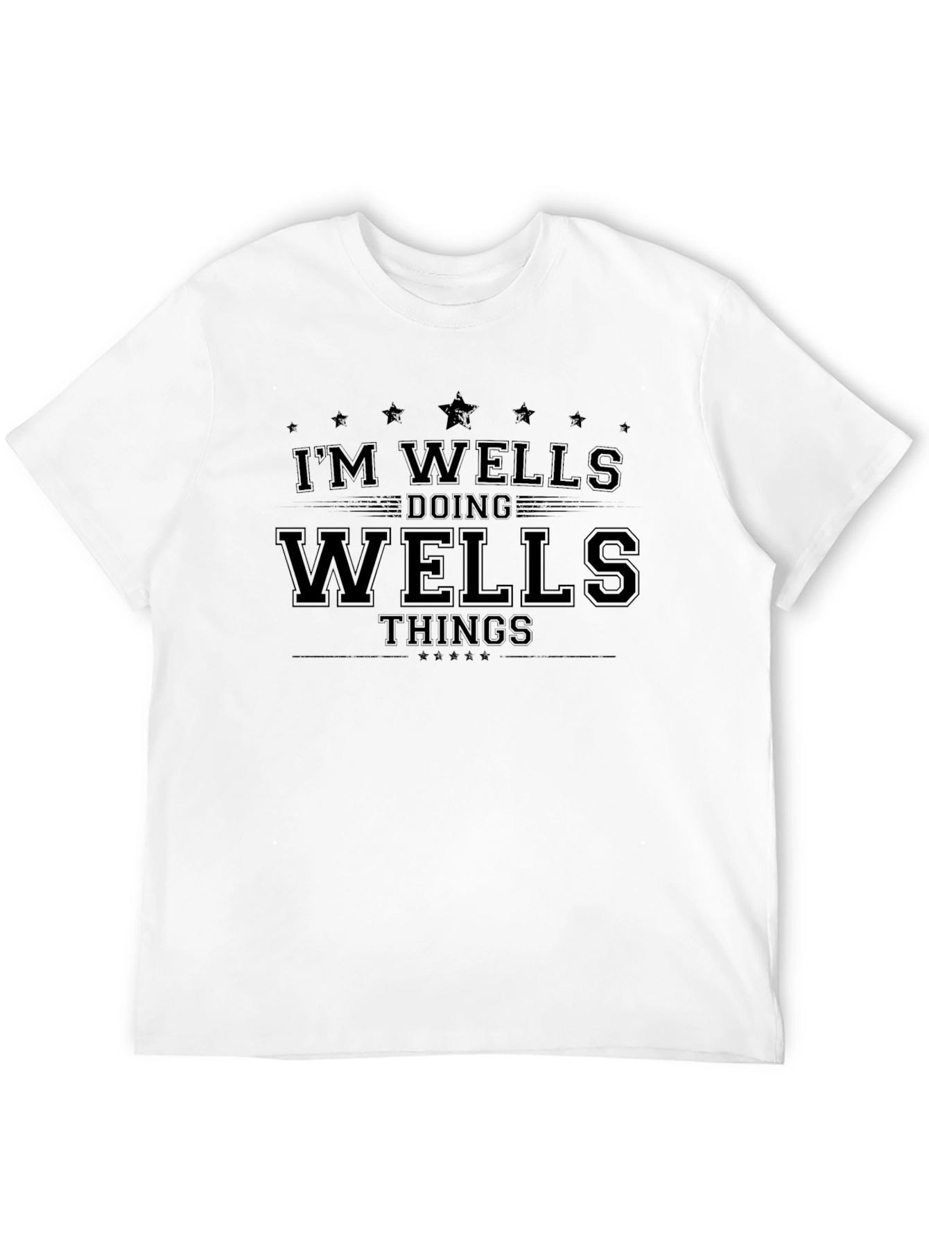 Im Wells Doing Wells Things Black T-Shirt