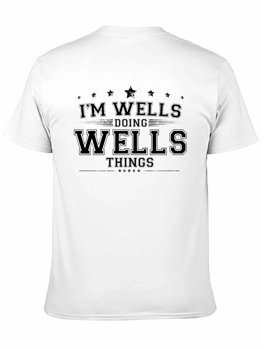 Im Wells Doing Wells Things Black T-Shirt