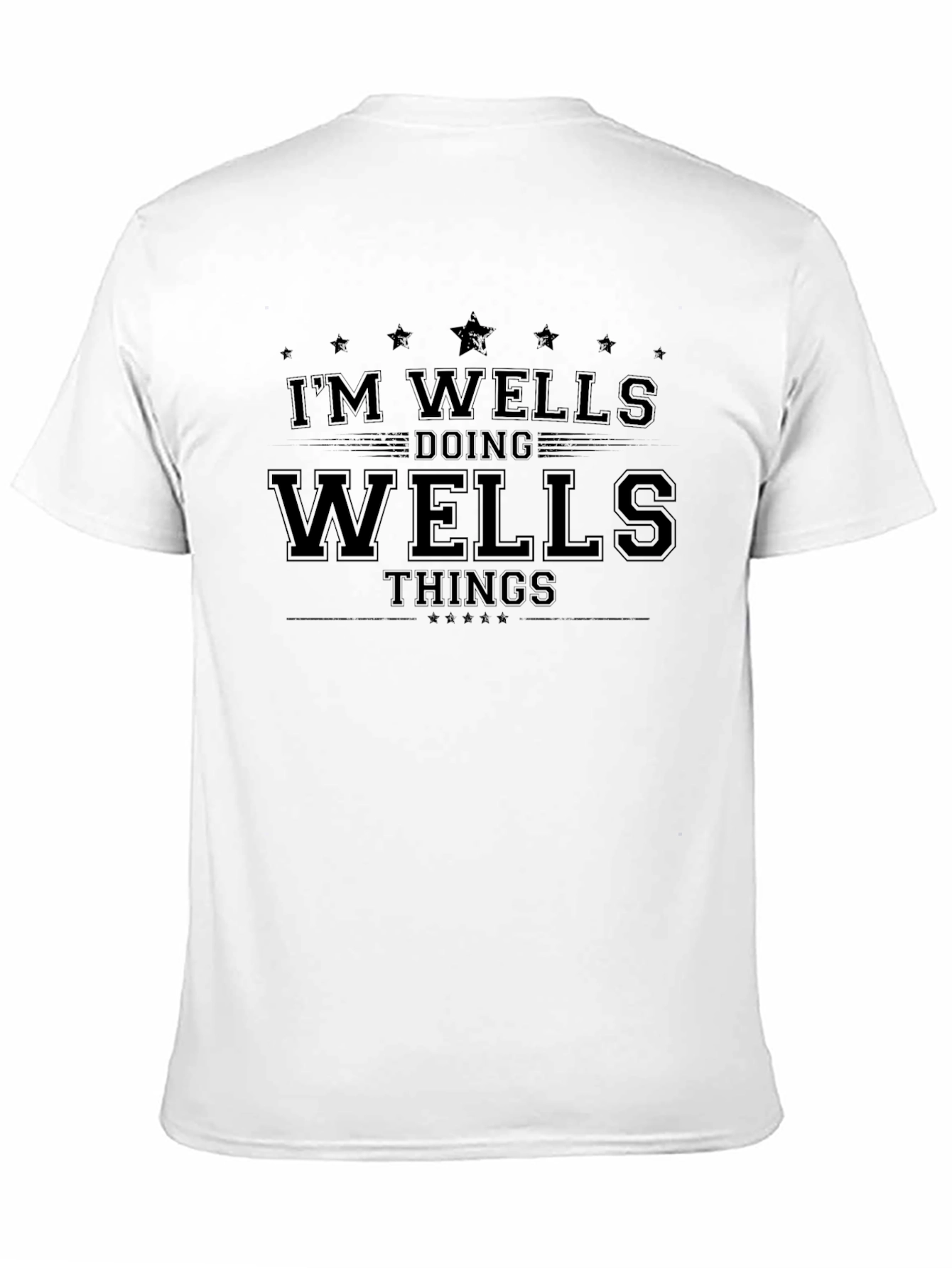Im Wells Doing Wells Things Black T-Shirt