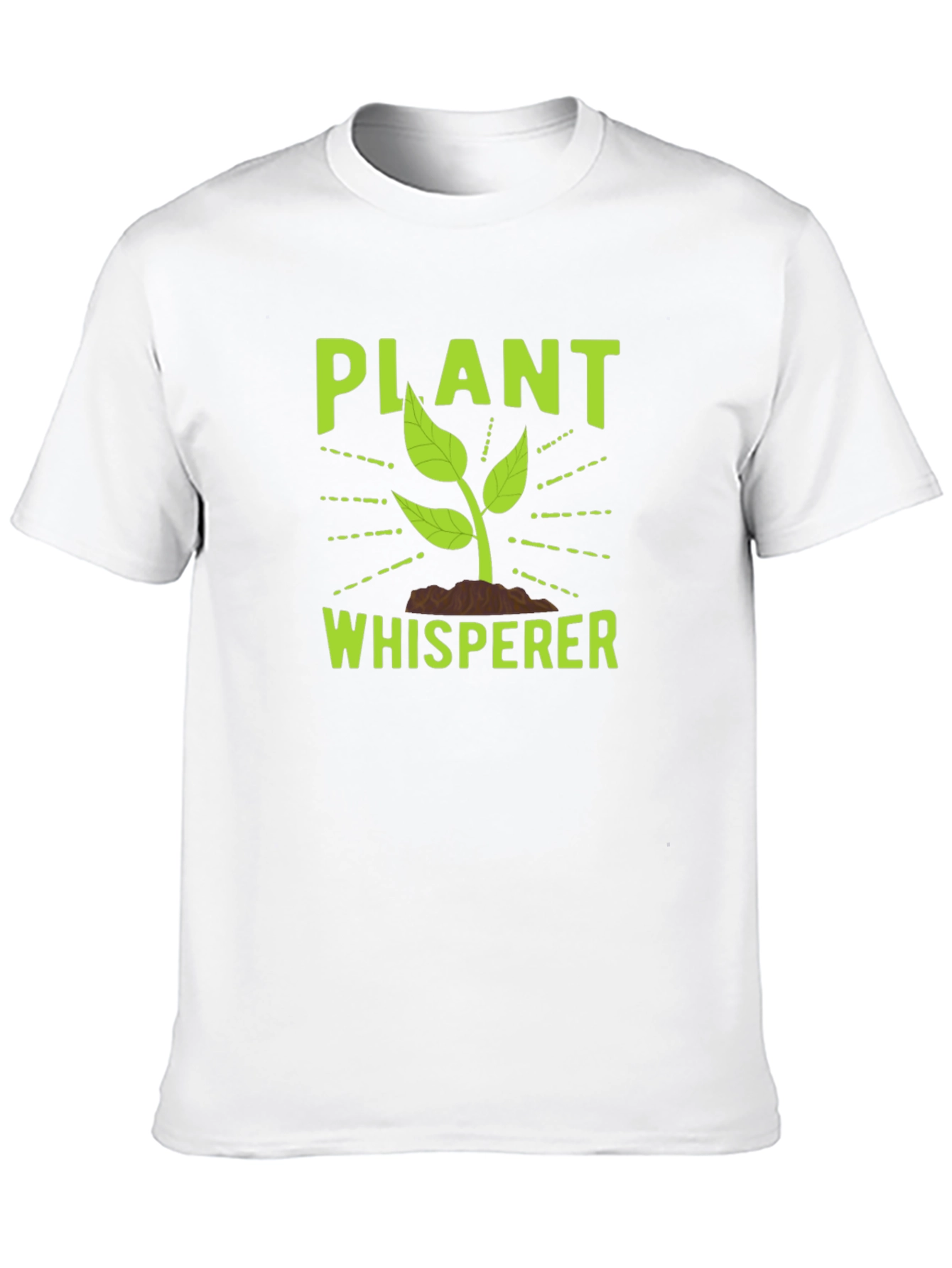 Plant Whisperer Graphic Tee - Black Cotton T-Shirt