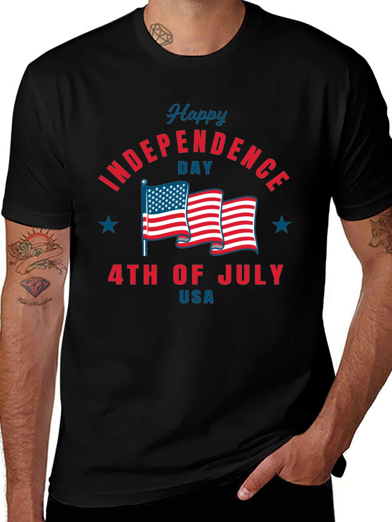 Independence Day T-Shirt 4th of July USA Flag