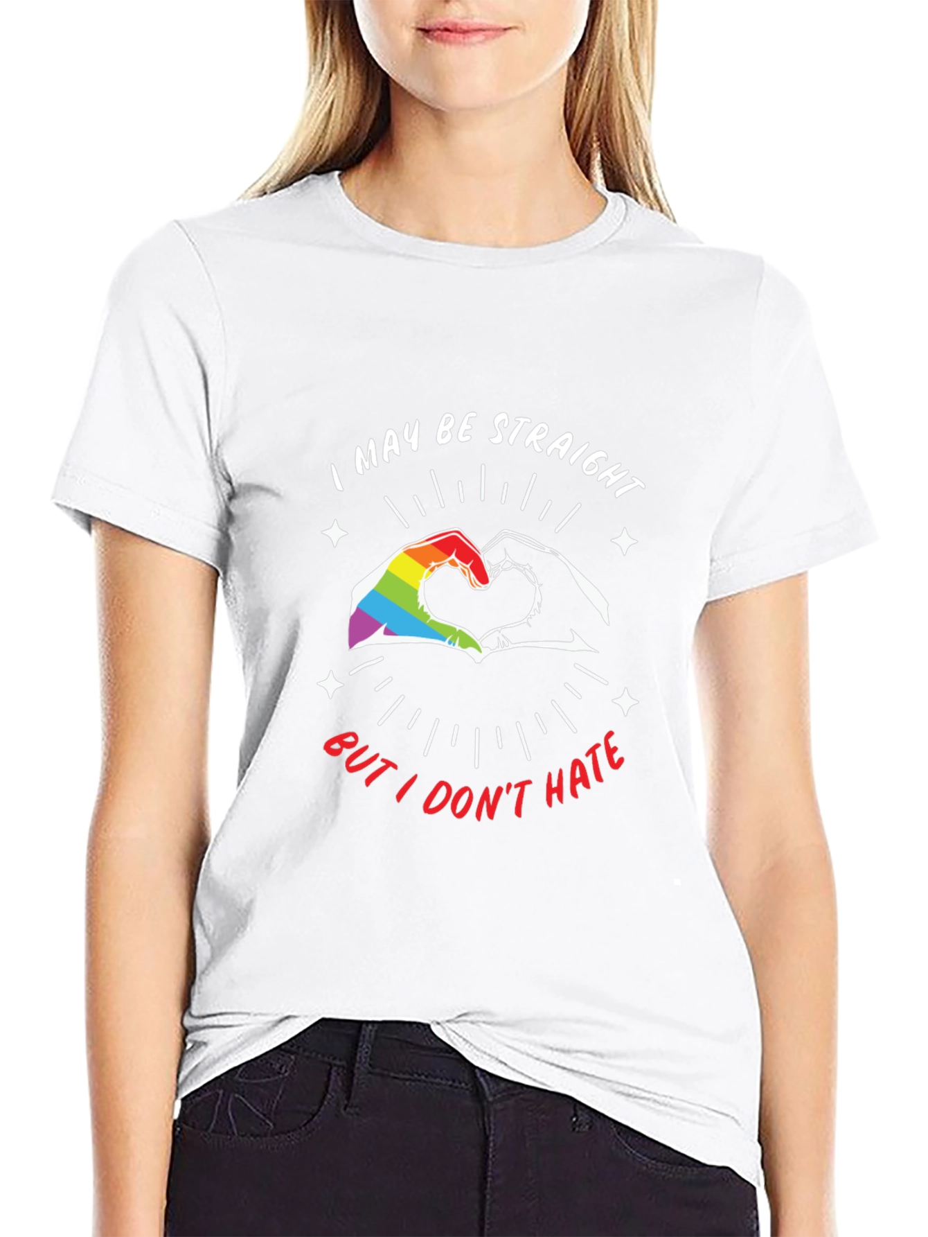 Straight But I Dont Hate LGBT Pride T-Shirt
