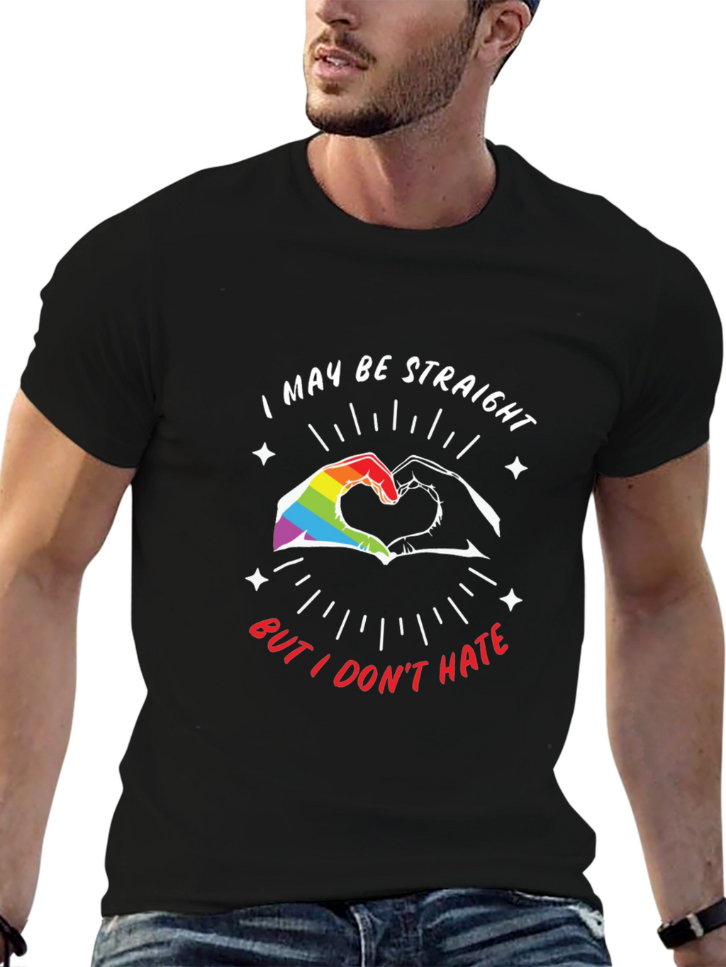Straight But I Dont Hate LGBT Pride T-Shirt