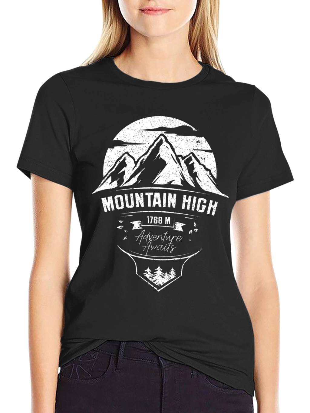 Mountain High Adventure Awaits Graphic T-Shirt