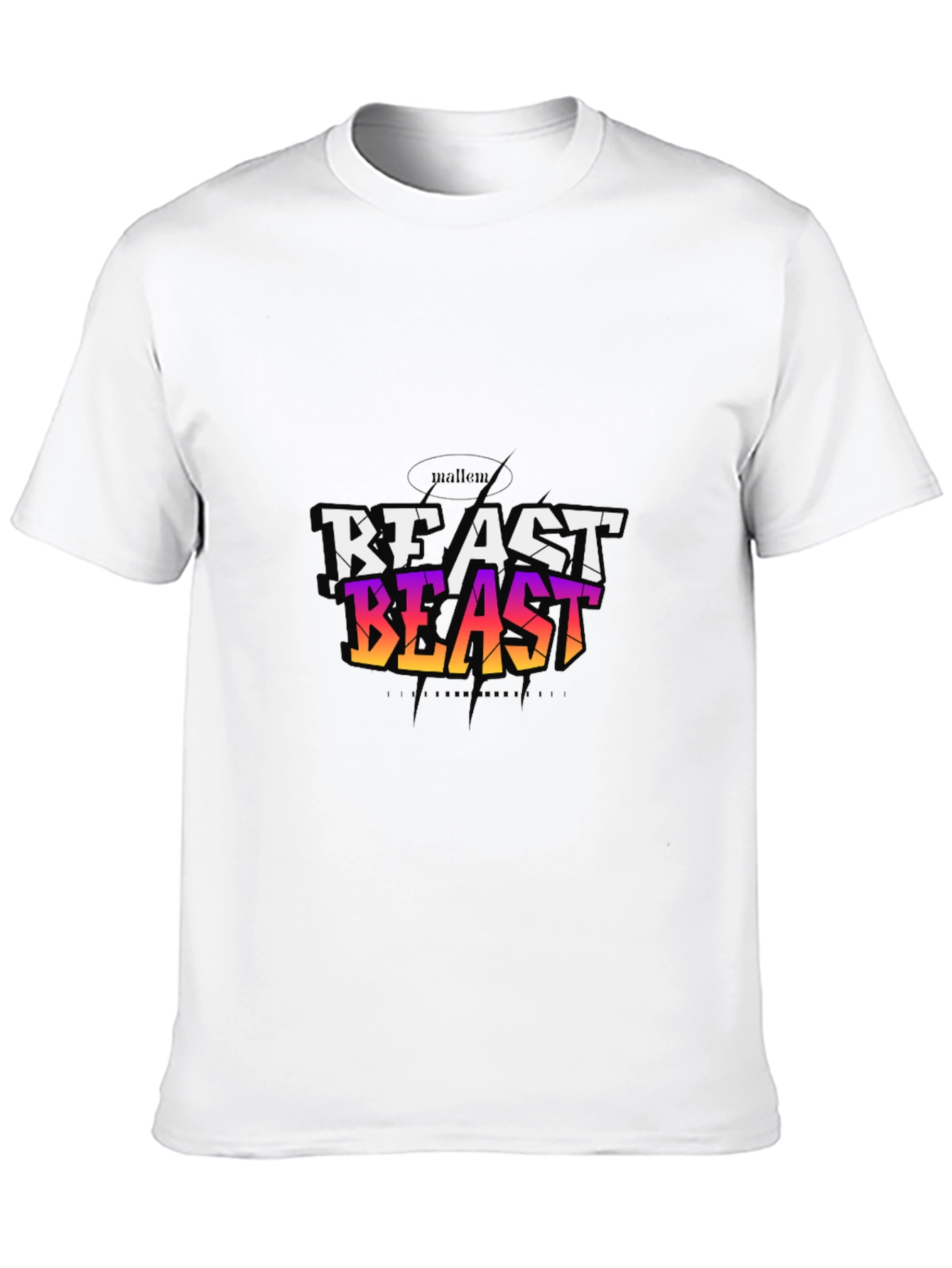 Beast Graphic Tee - Mens Short Sleeve Crew Neck T-Shirt
