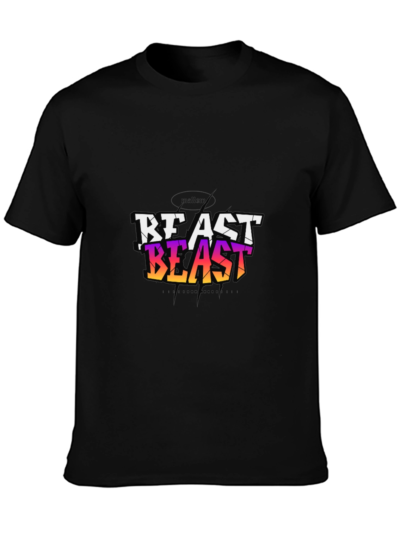 Beast Graphic Tee - Mens Short Sleeve Crew Neck T-Shirt