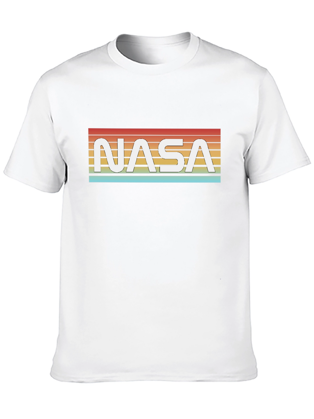 Retro NASA Graphic Black T-Shirt