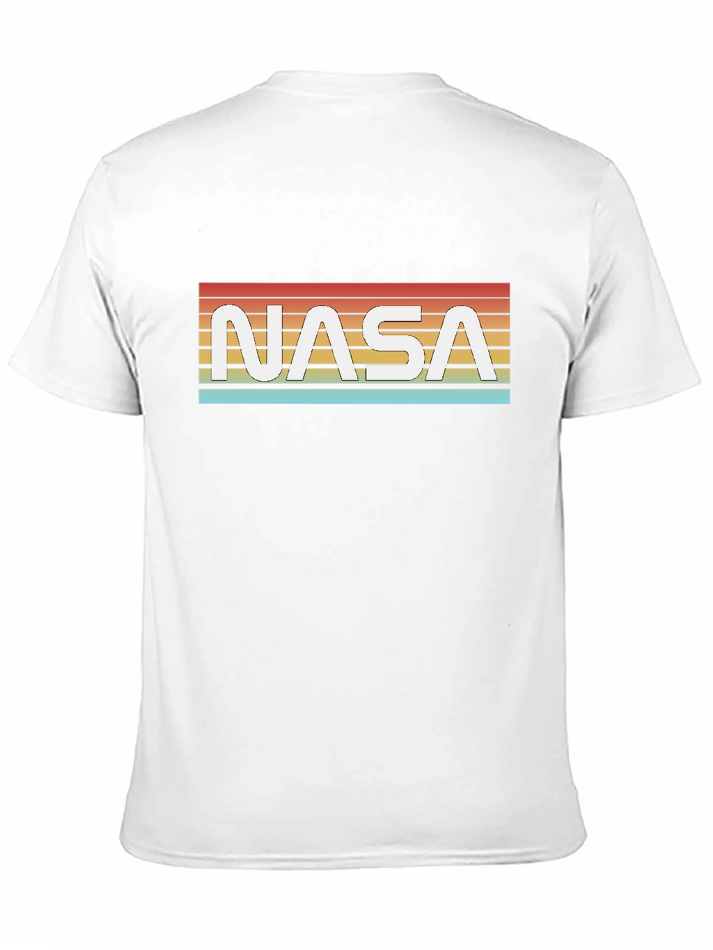 Retro NASA Graphic Black T-Shirt