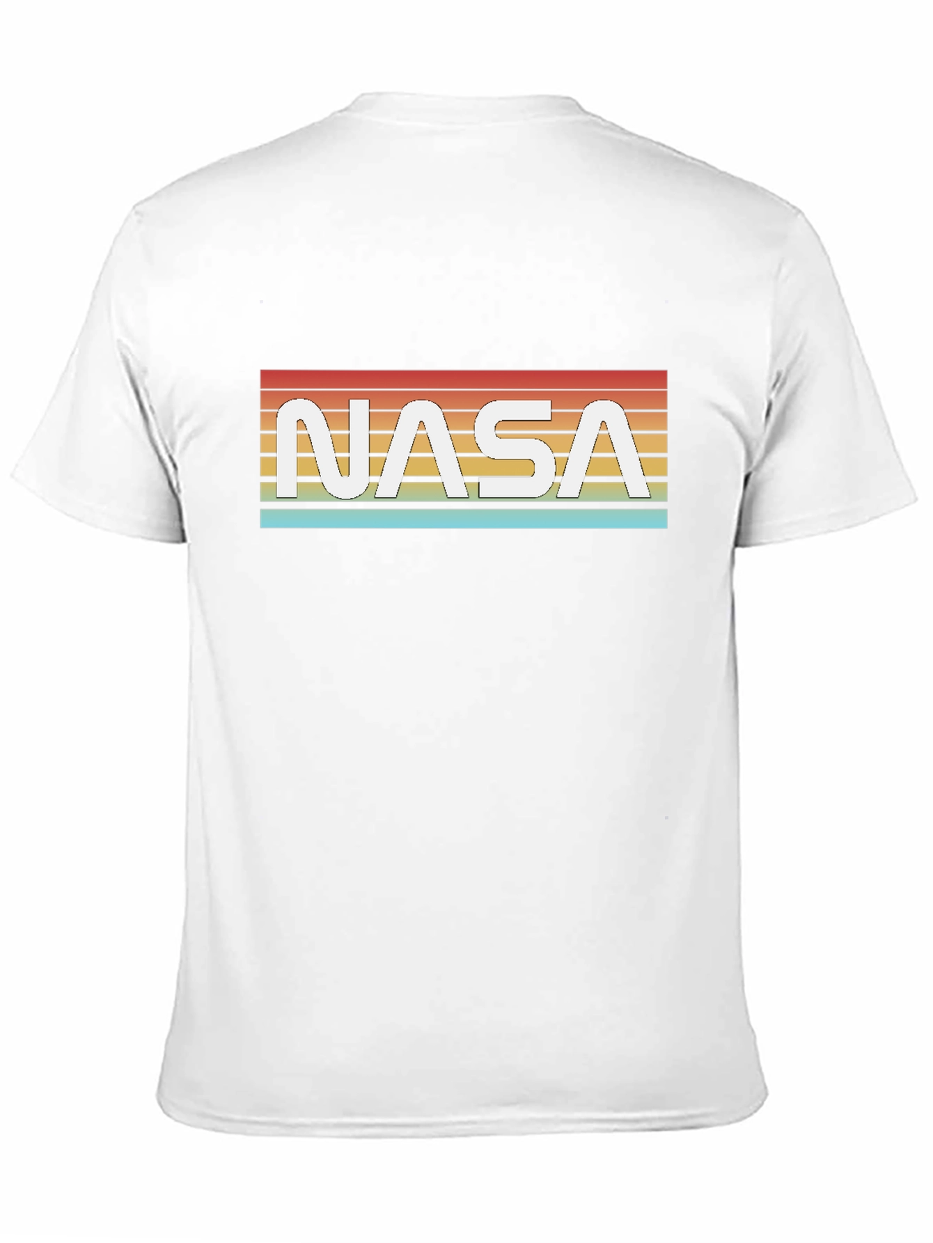 Retro NASA Graphic Black T-Shirt