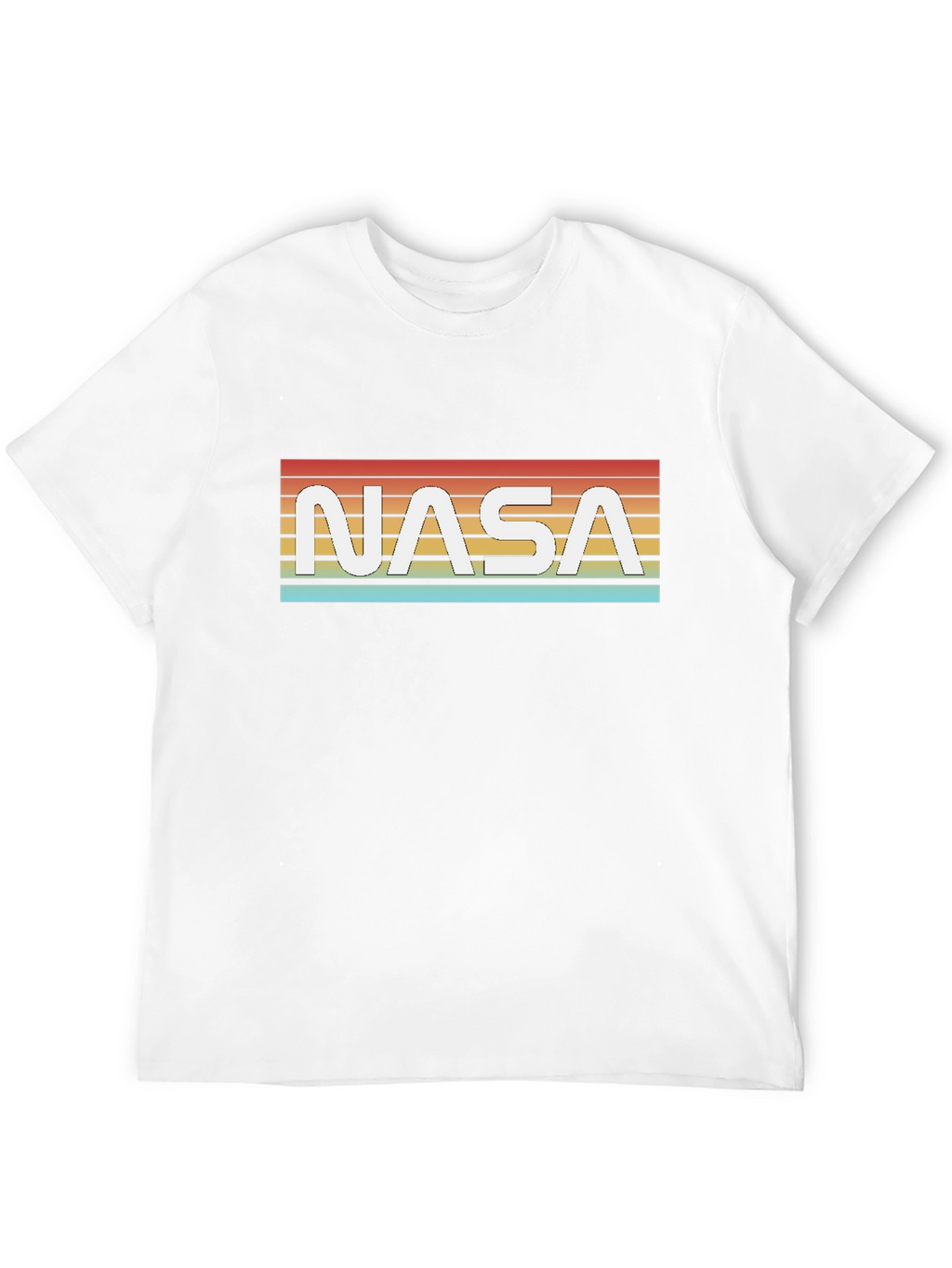 Retro NASA Graphic Black T-Shirt