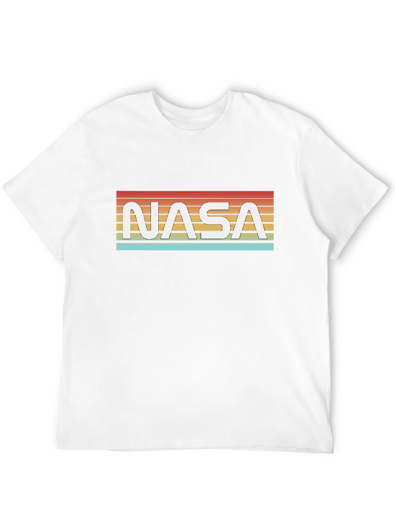 Retro NASA Graphic Black T-Shirt