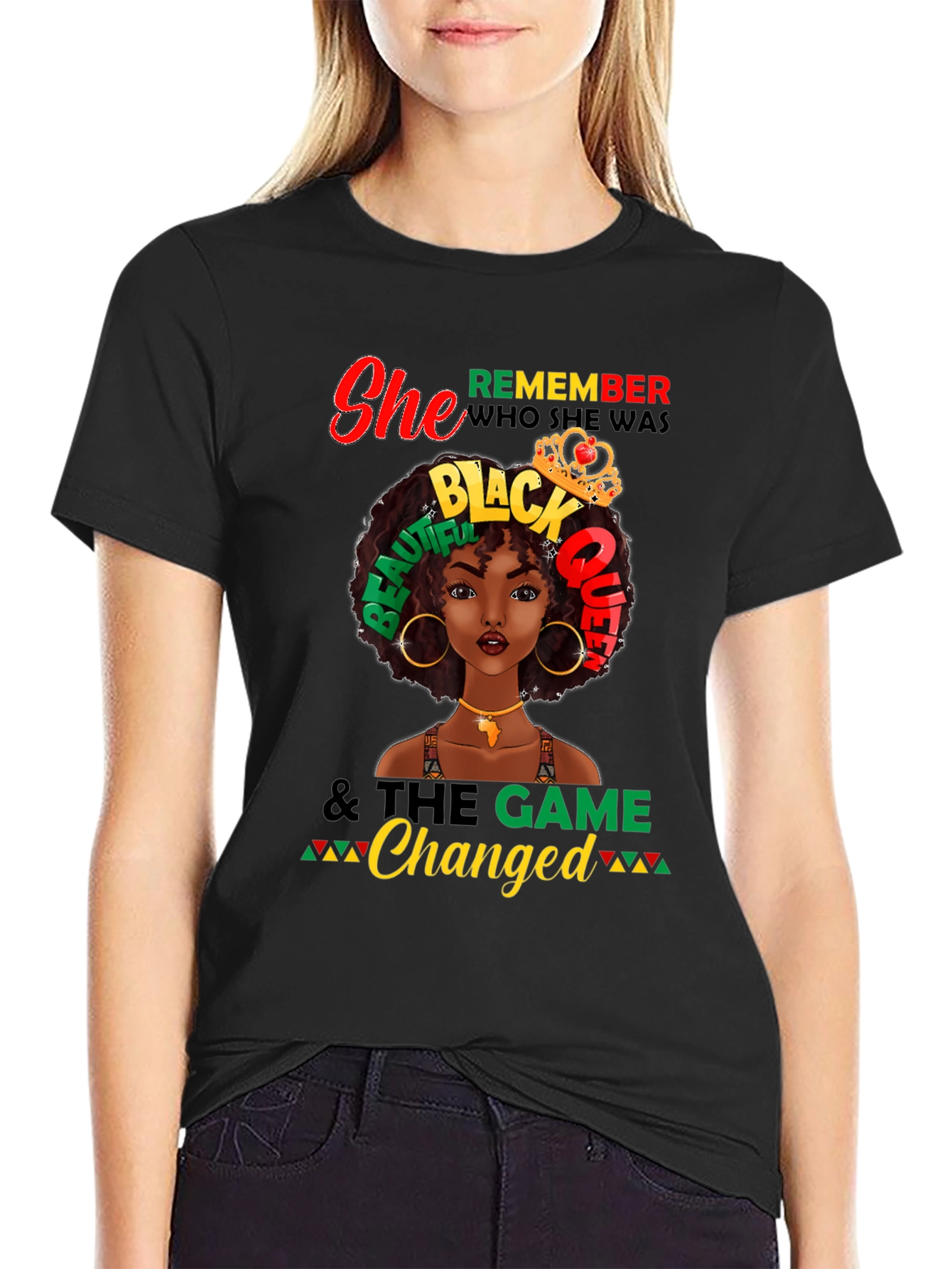 Black Queen Graphic T-Shirt