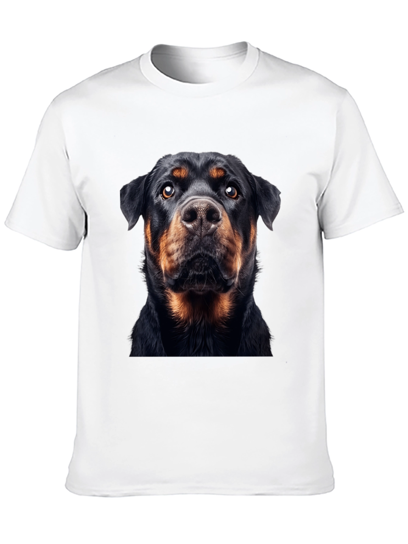 Rottweiler Dog Graphic Black T-Shirt