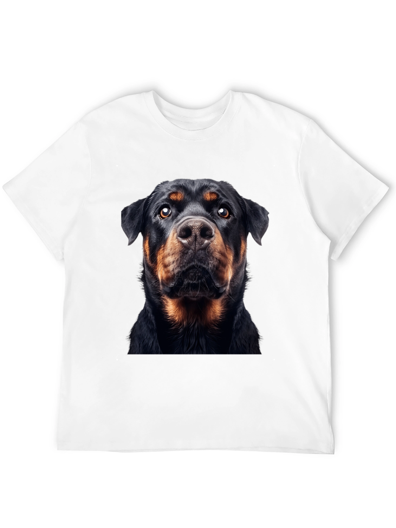Rottweiler Dog Graphic Black T-Shirt