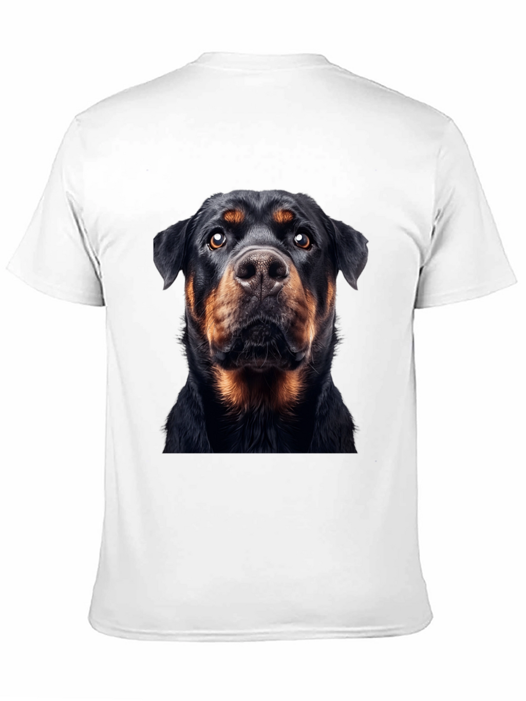 Rottweiler Dog Graphic Black T-Shirt
