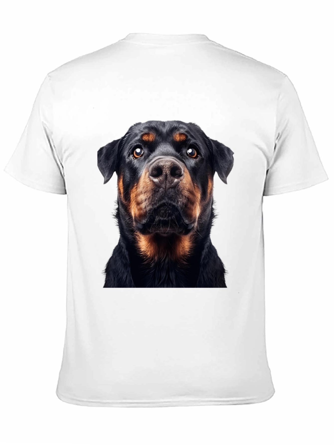 Rottweiler Dog Graphic Black T-Shirt