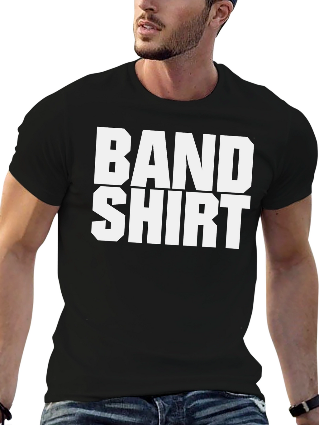 Band Shirt - Black Graphic Tee
