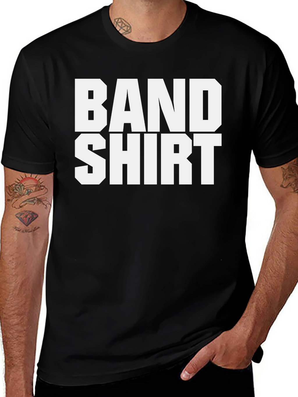Band Shirt - Black Graphic Tee