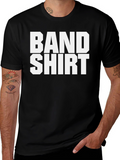 Band Shirt - Black Graphic Tee
