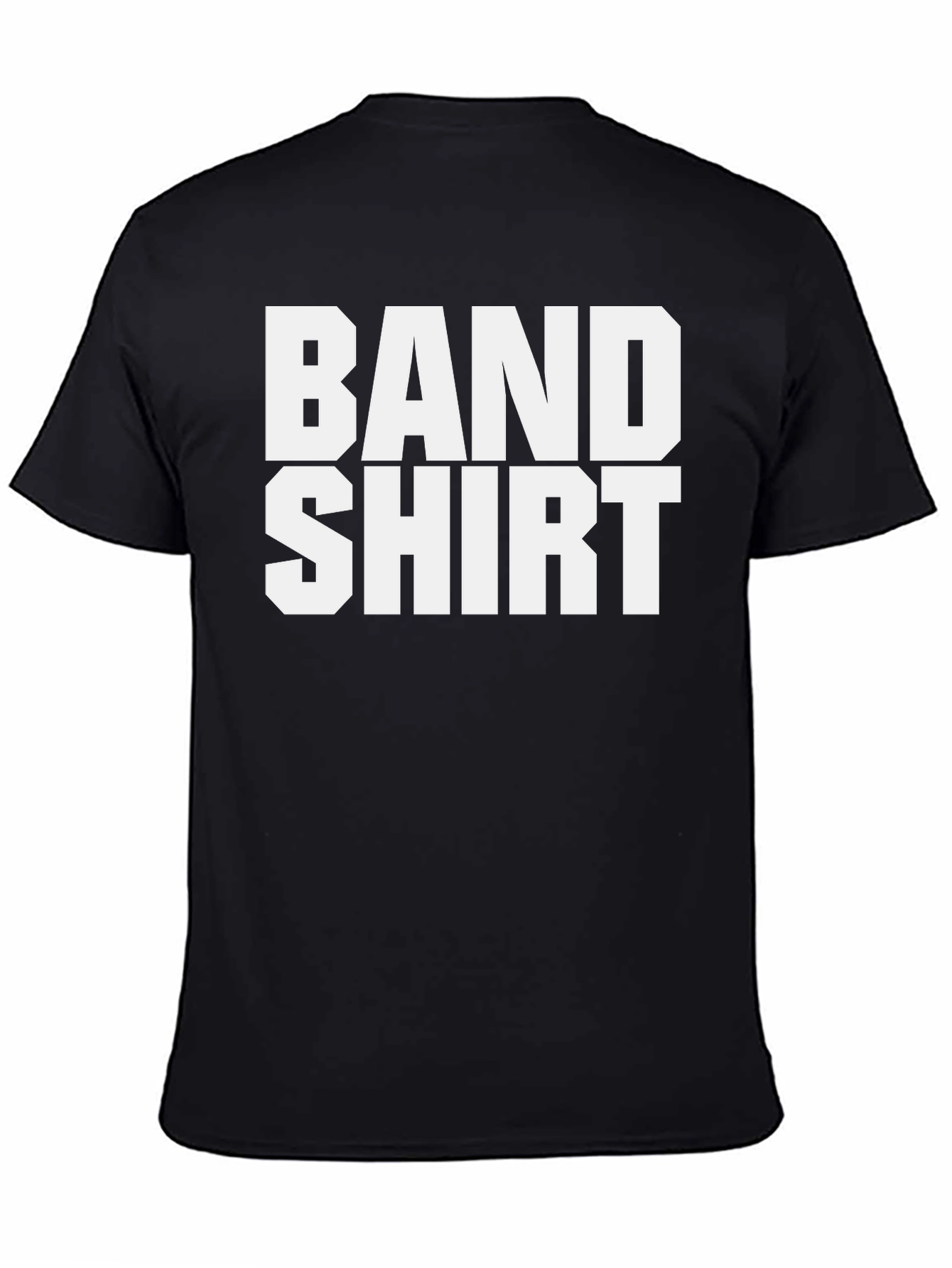 Band Shirt - Black Graphic Tee