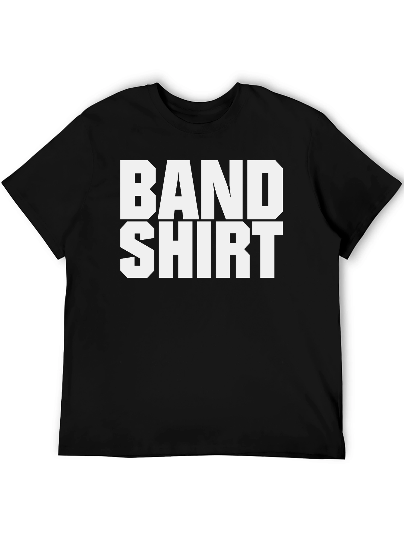 Band Shirt - Black Graphic Tee
