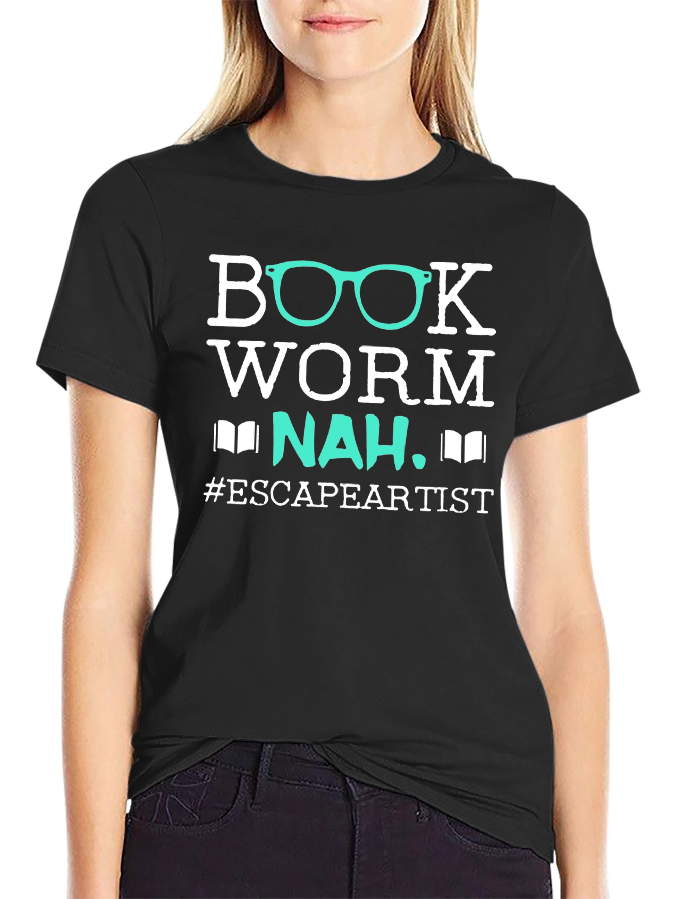 Bookworm Escape Artist Graphic T-Shirt