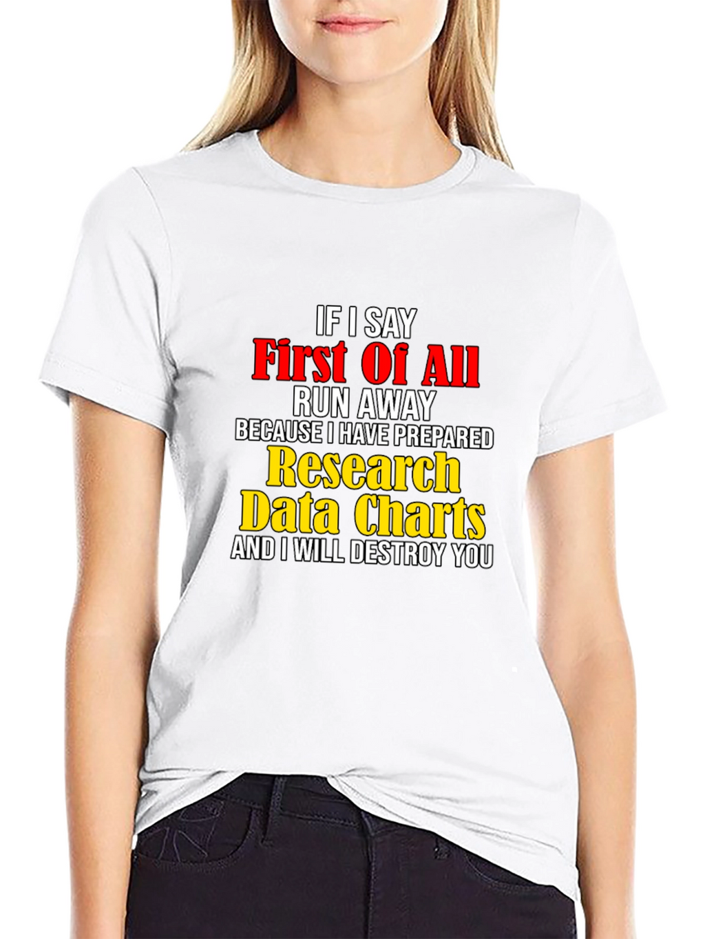 Funny Research Data Charts T-Shirt