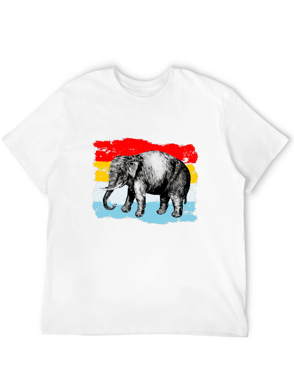 Elephant Graphic Tee - Unique Animal Design