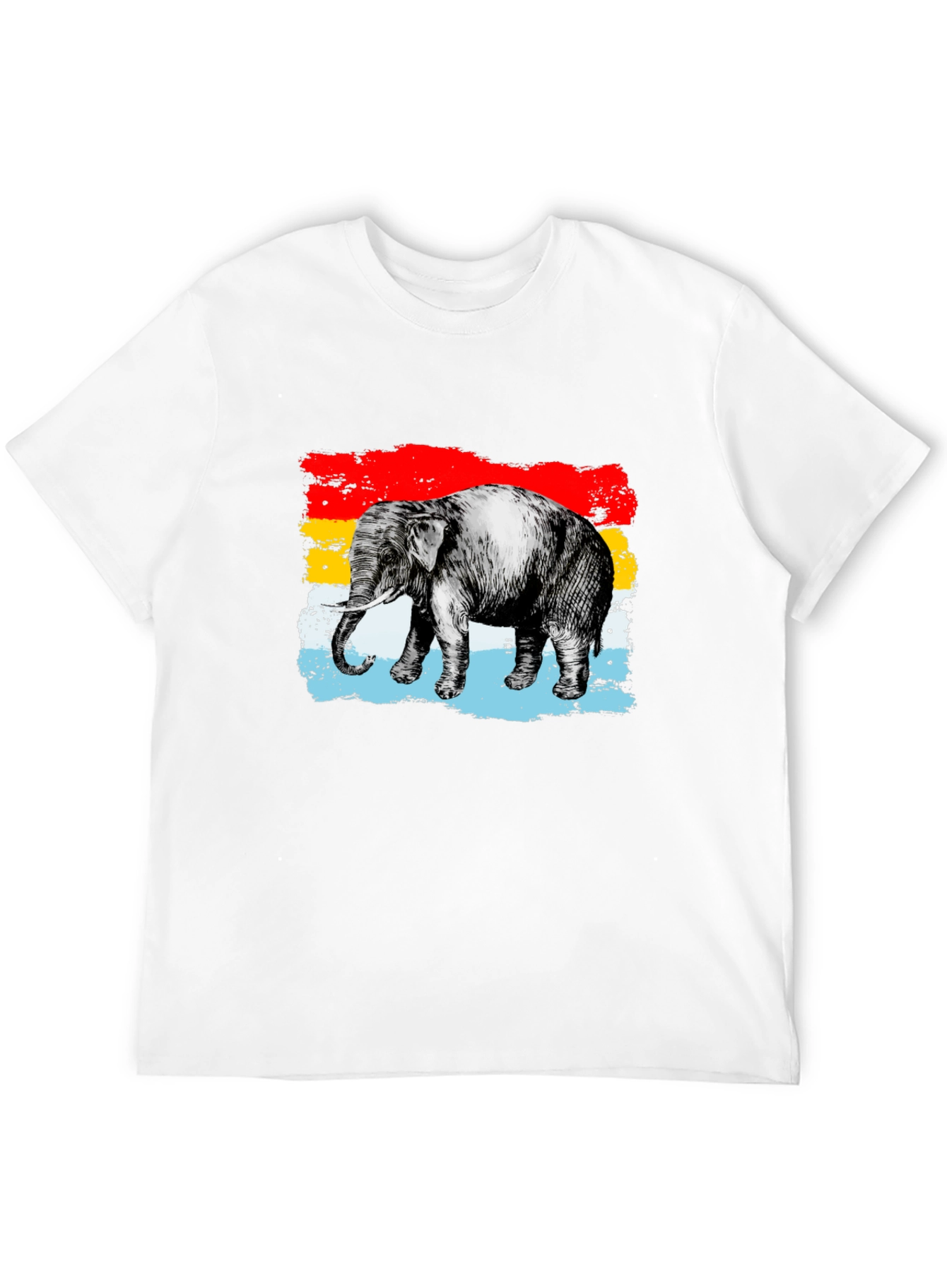 Elephant Graphic Tee - Unique Animal Design