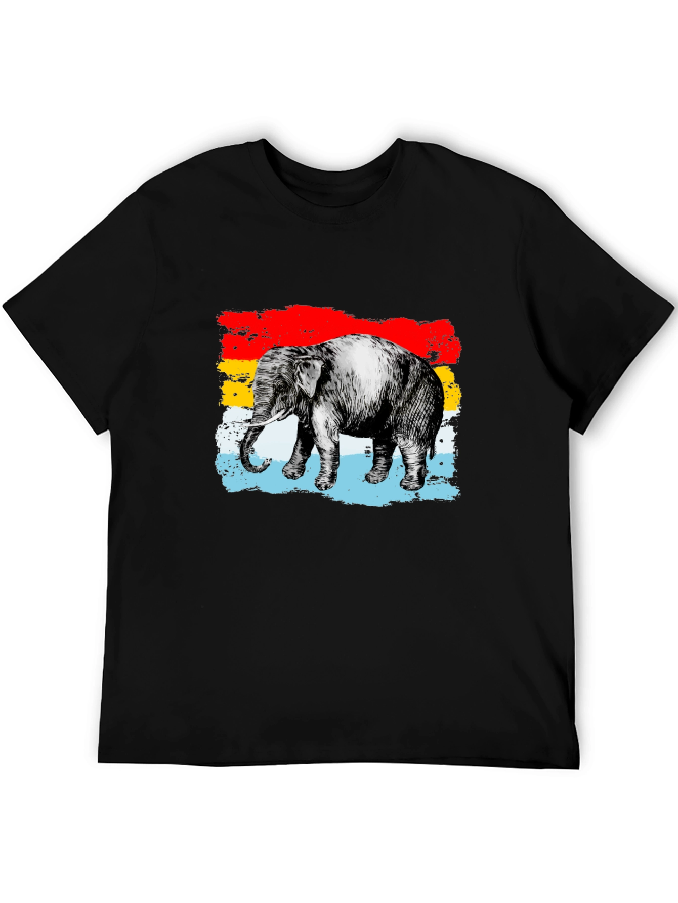Elephant Graphic Tee - Unique Animal Design