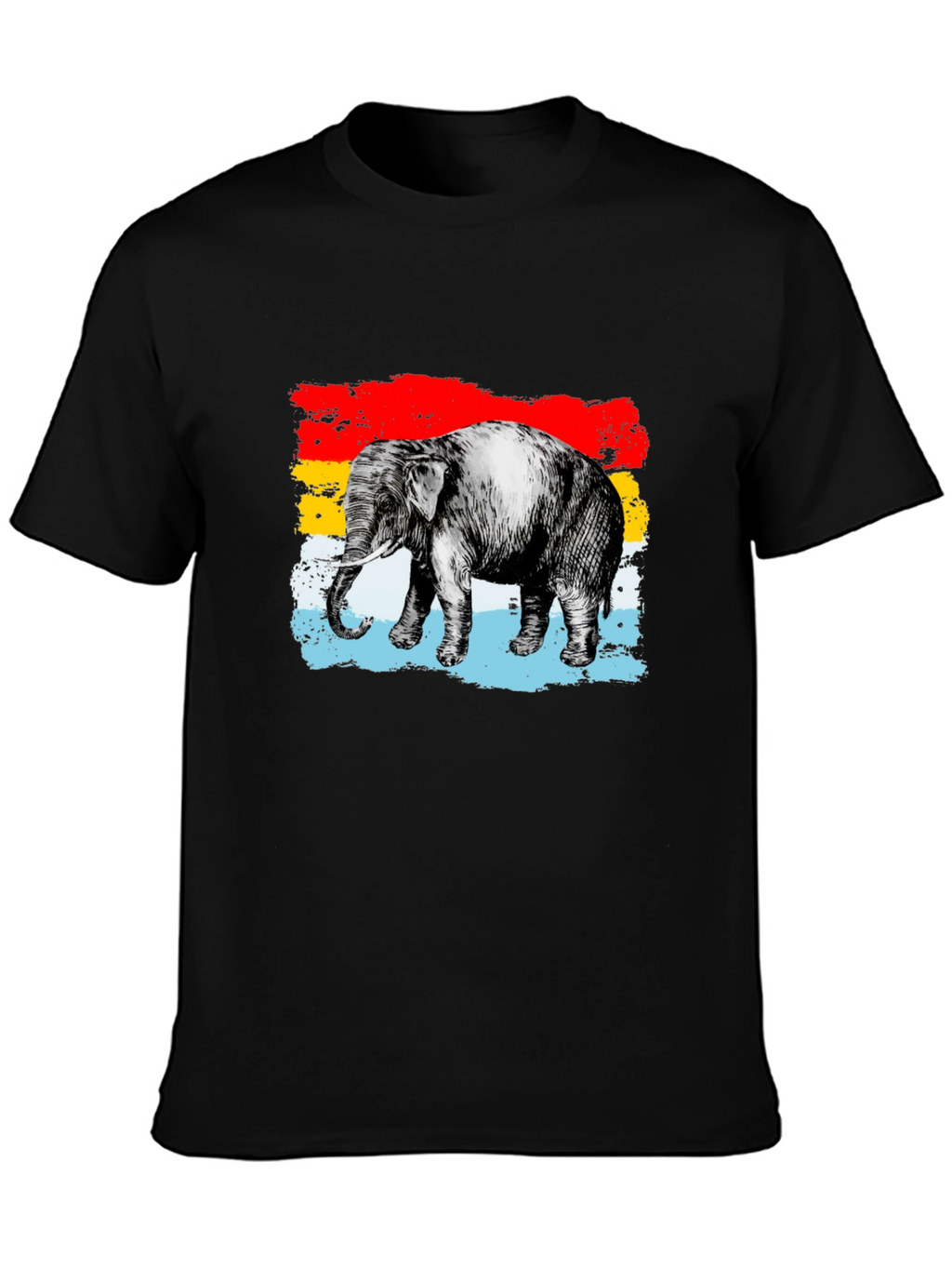 Elephant Graphic Tee - Unique Animal Design
