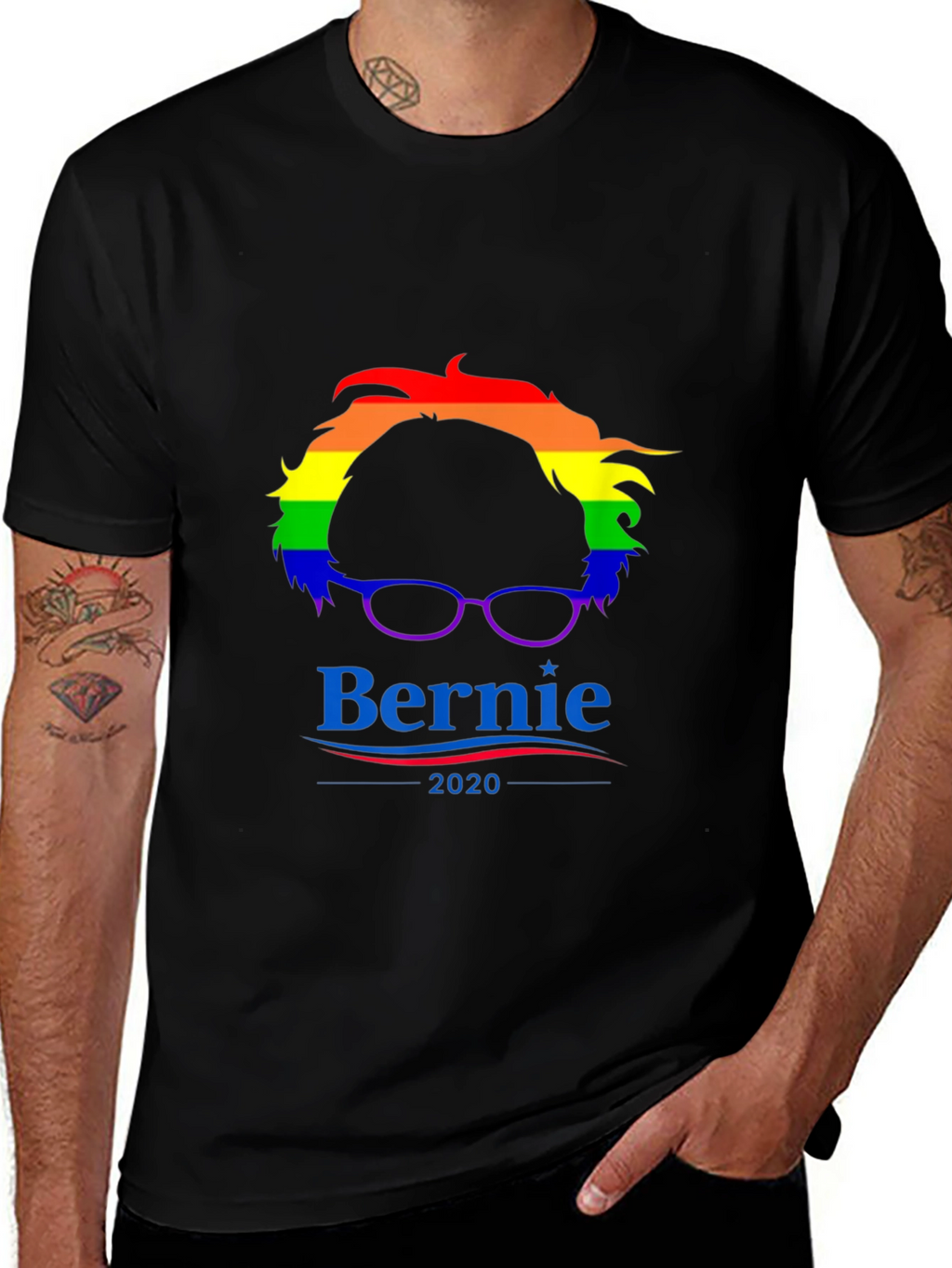 Bernie 2020 Rainbow T-Shirt