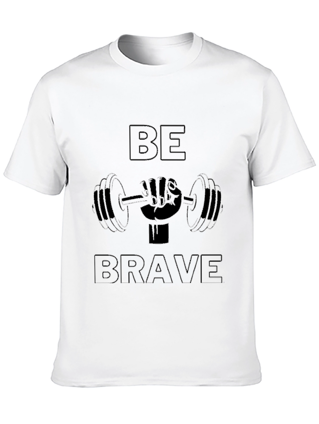 Be Brave Graphic T-Shirt - Black