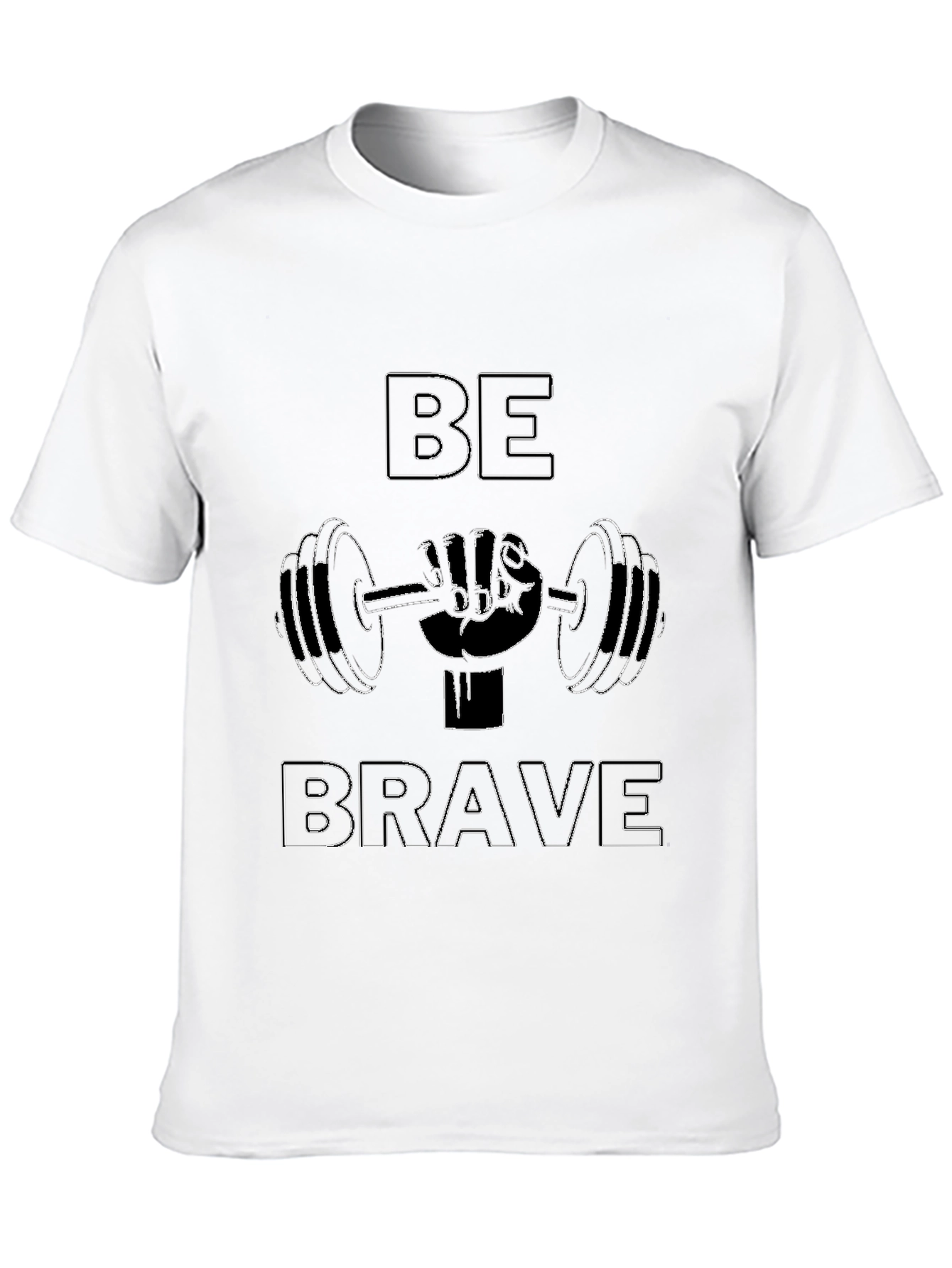 Be Brave Graphic T-Shirt - Black
