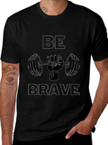 Be Brave Graphic T-Shirt - Black