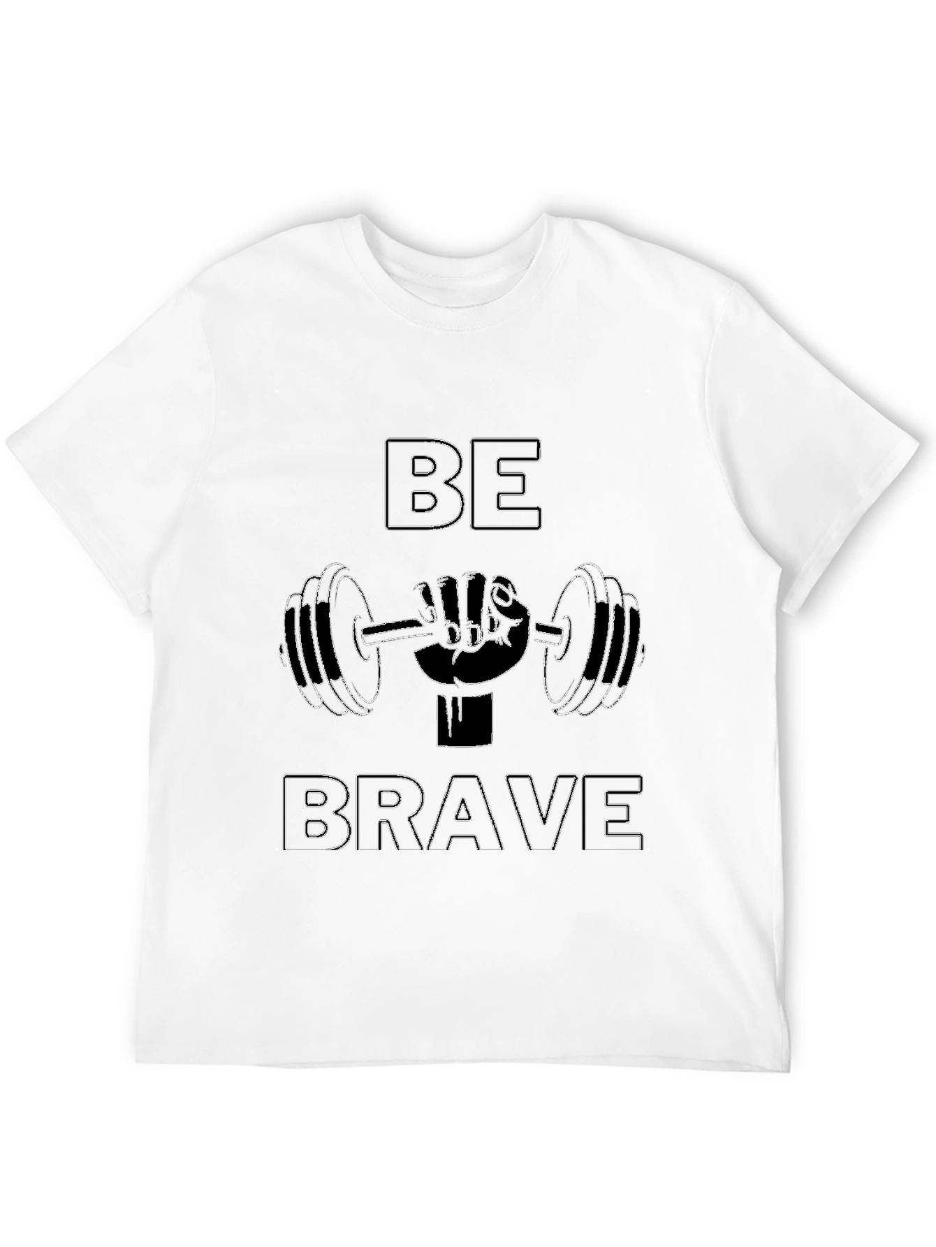Be Brave Graphic T-Shirt - Black