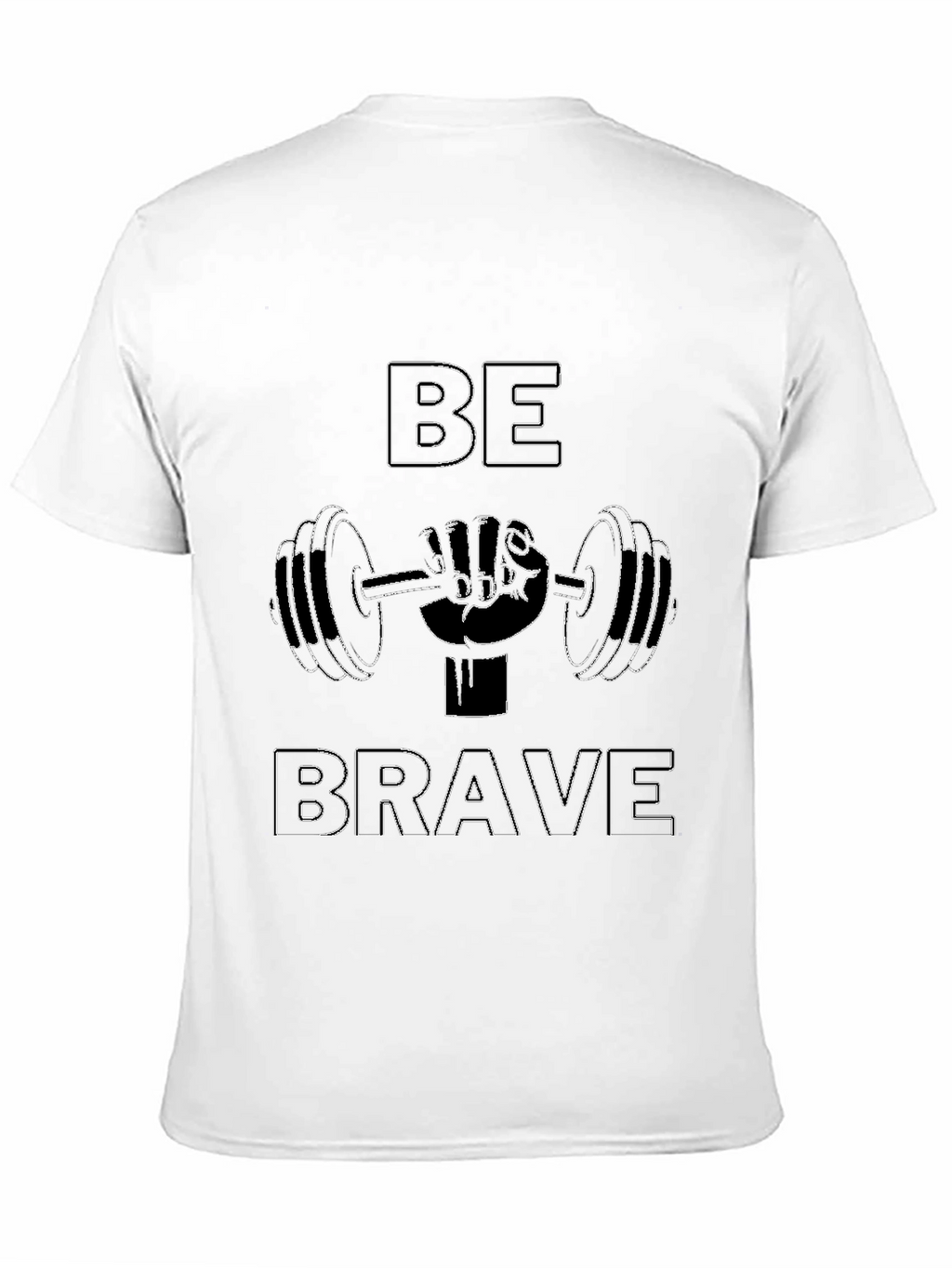 Be Brave Graphic T-Shirt - Black