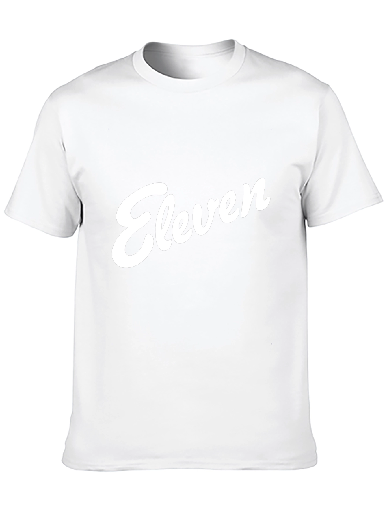 Eleven Graphic Tee - Black Cotton T-Shirt