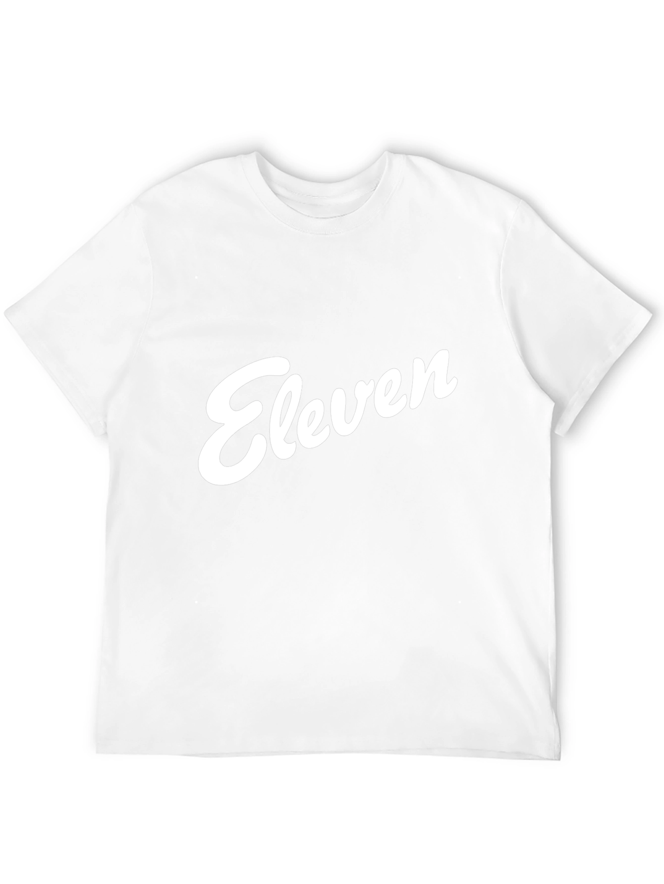 Eleven Graphic Tee - Black Cotton T-Shirt