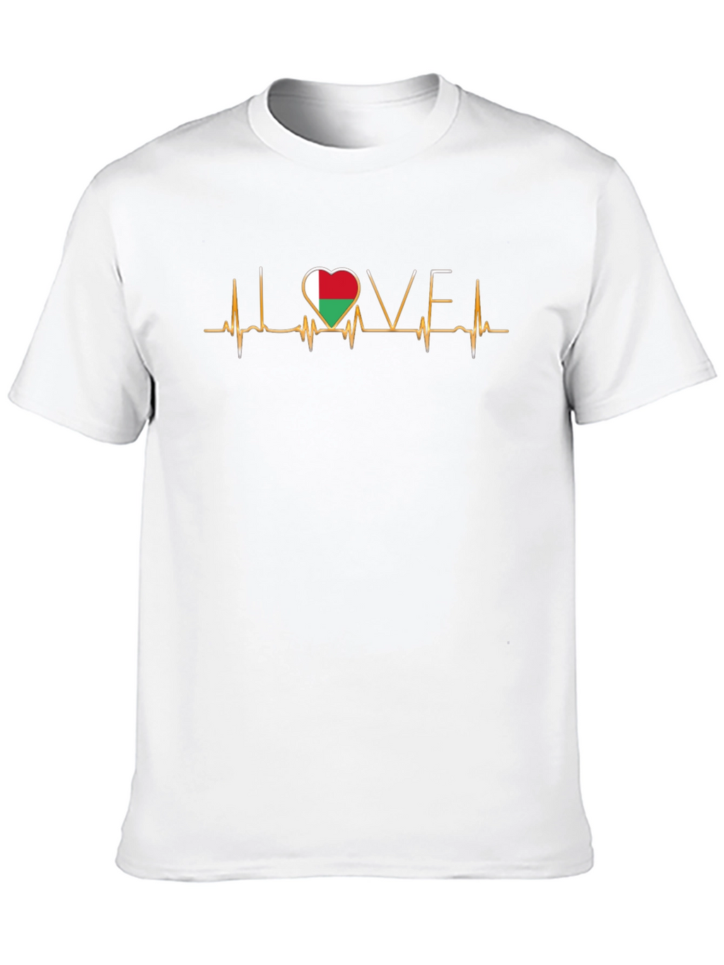 Madagascar Heartbeat Love T-Shirt
