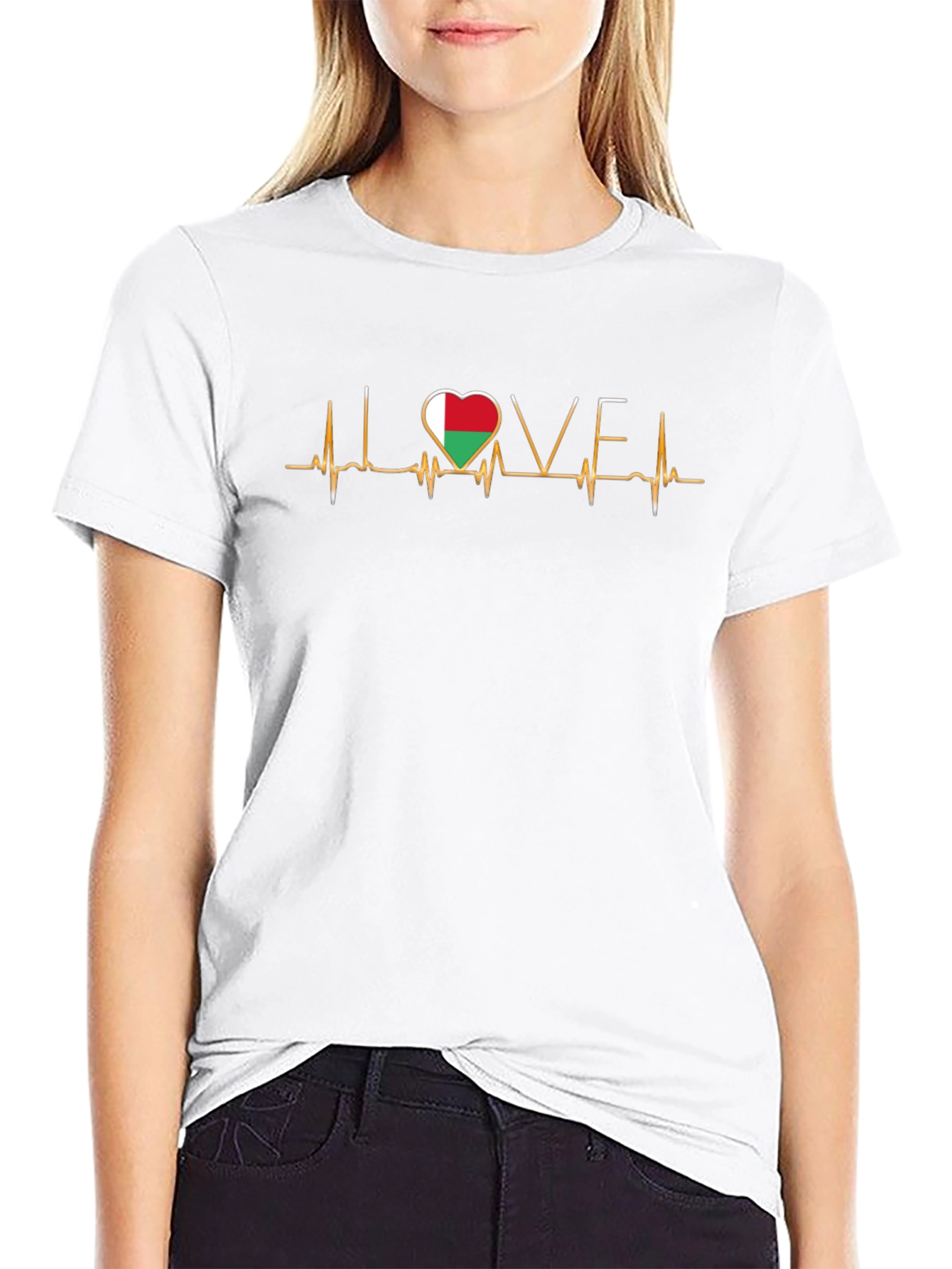 Madagascar Heartbeat Love T-Shirt