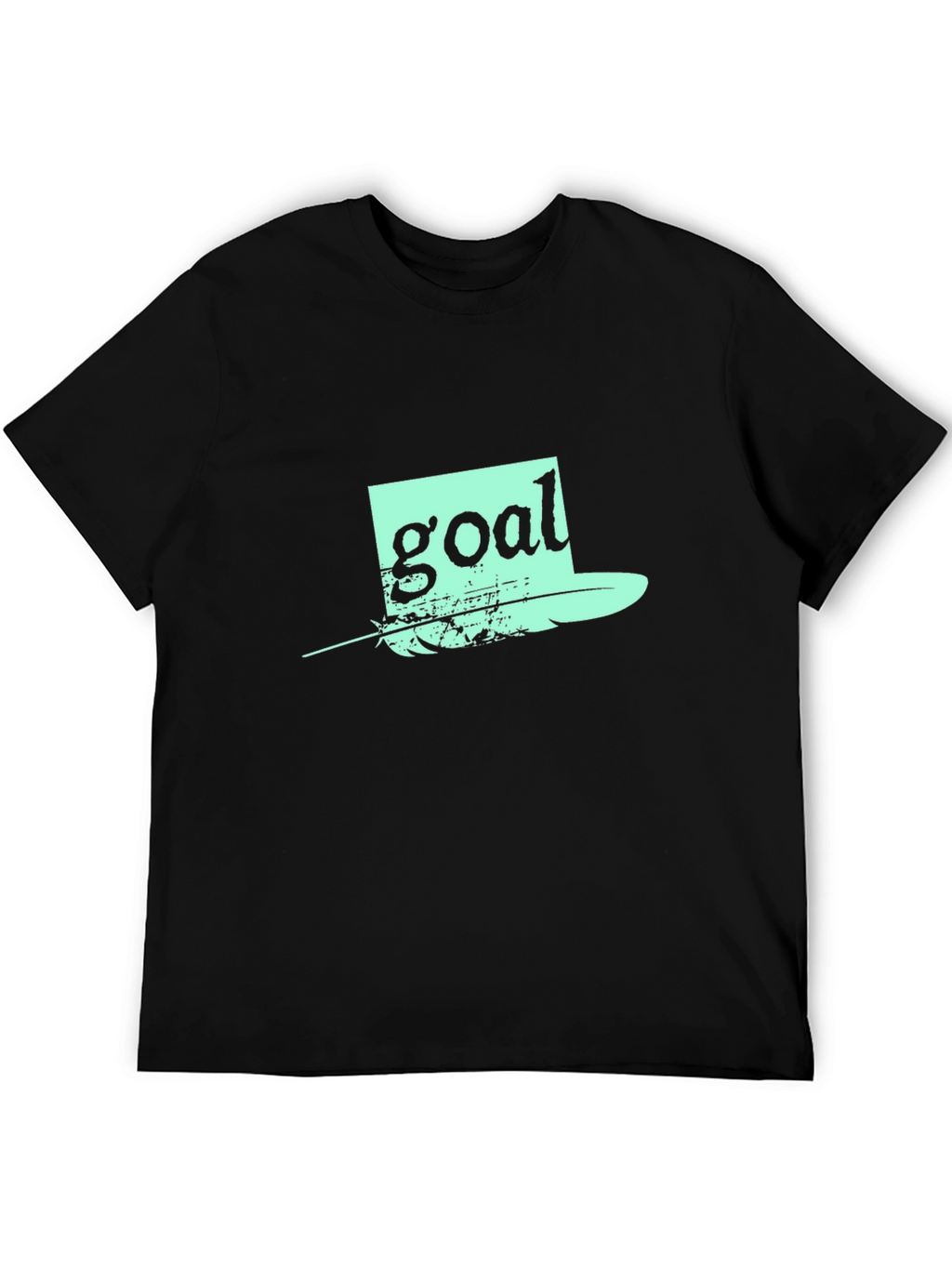 Goal Hat Graphic Black T-Shirt