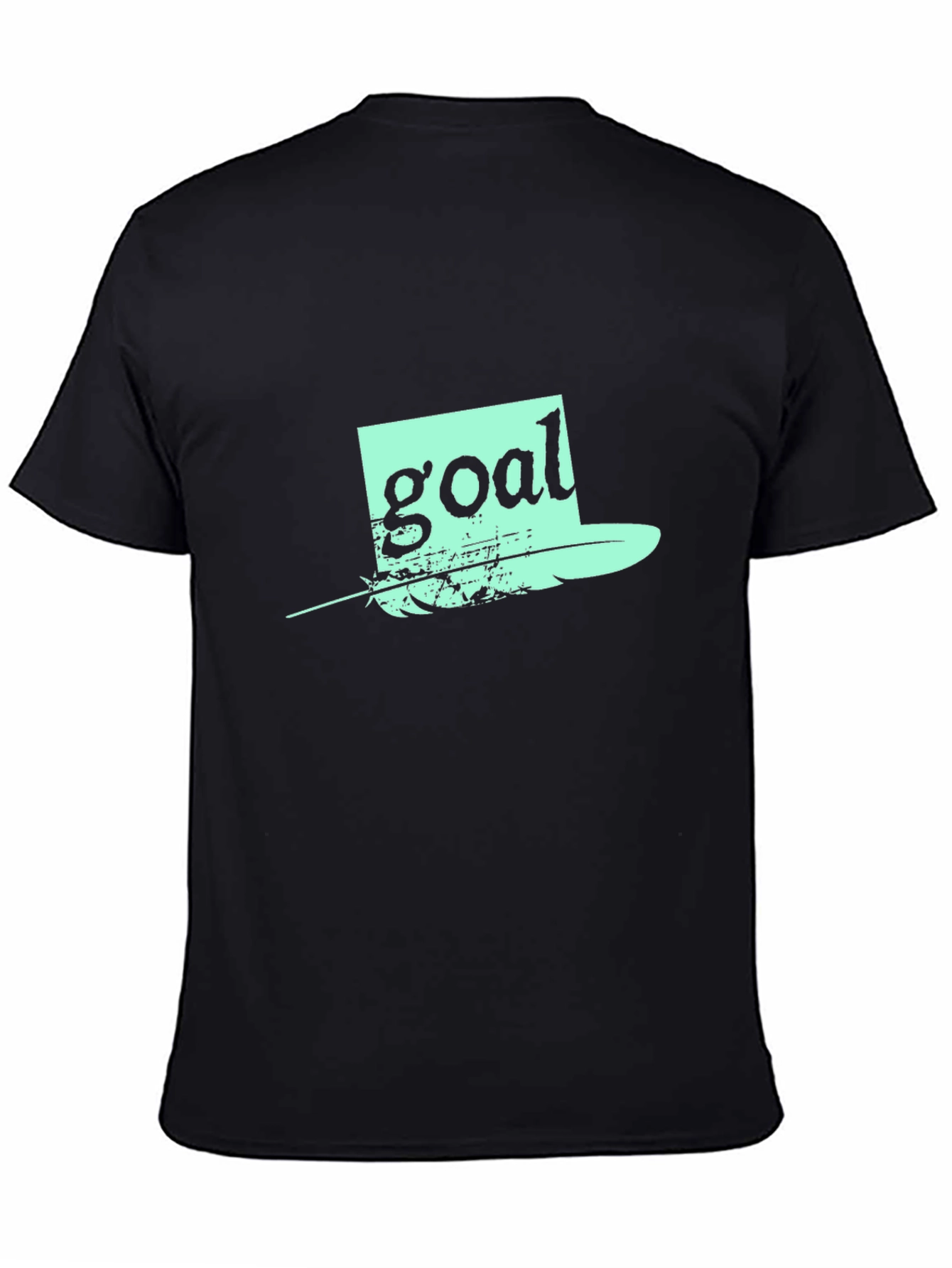 Goal Hat Graphic Black T-Shirt