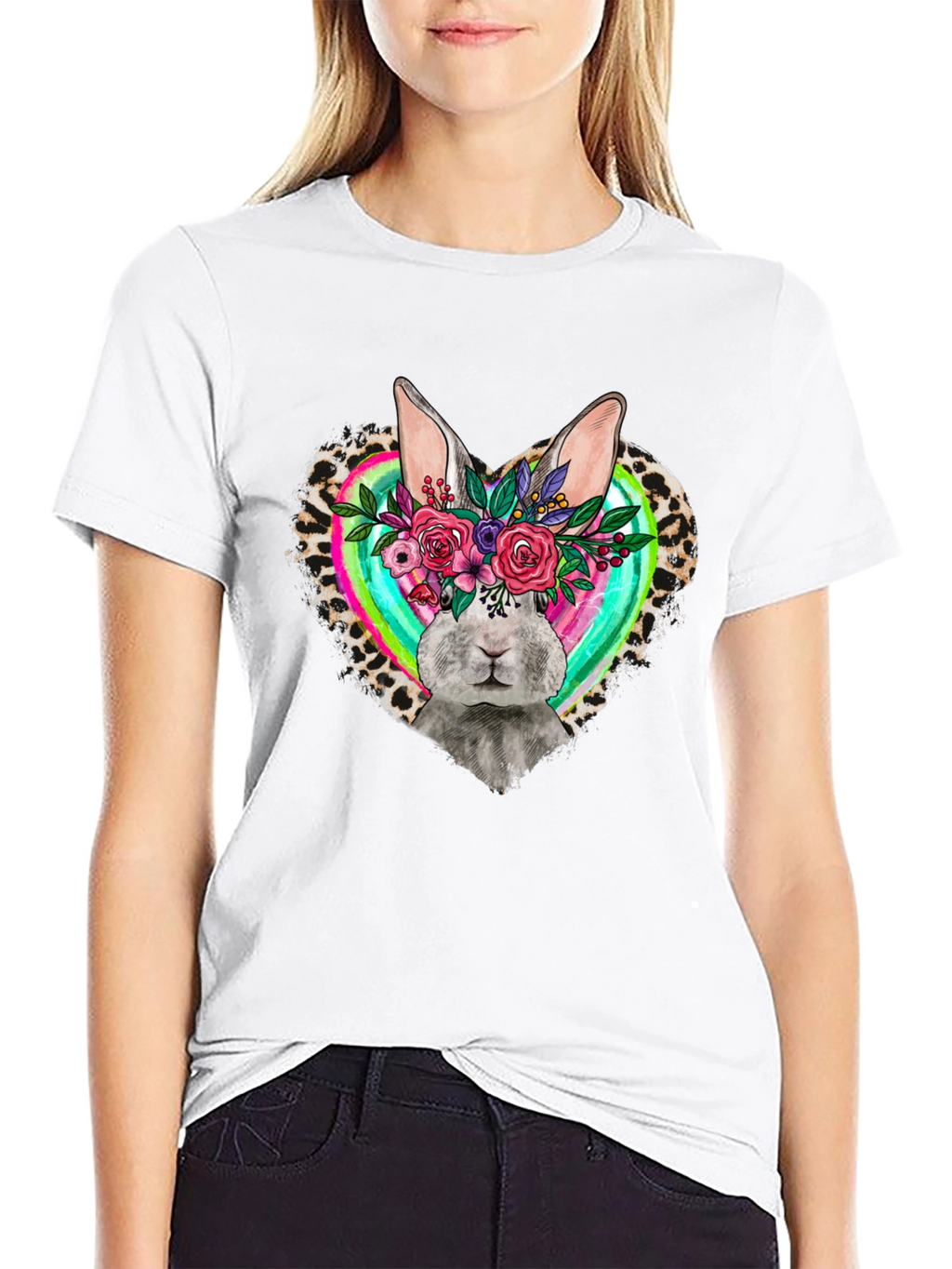 Bunny Heart Graphic Tee