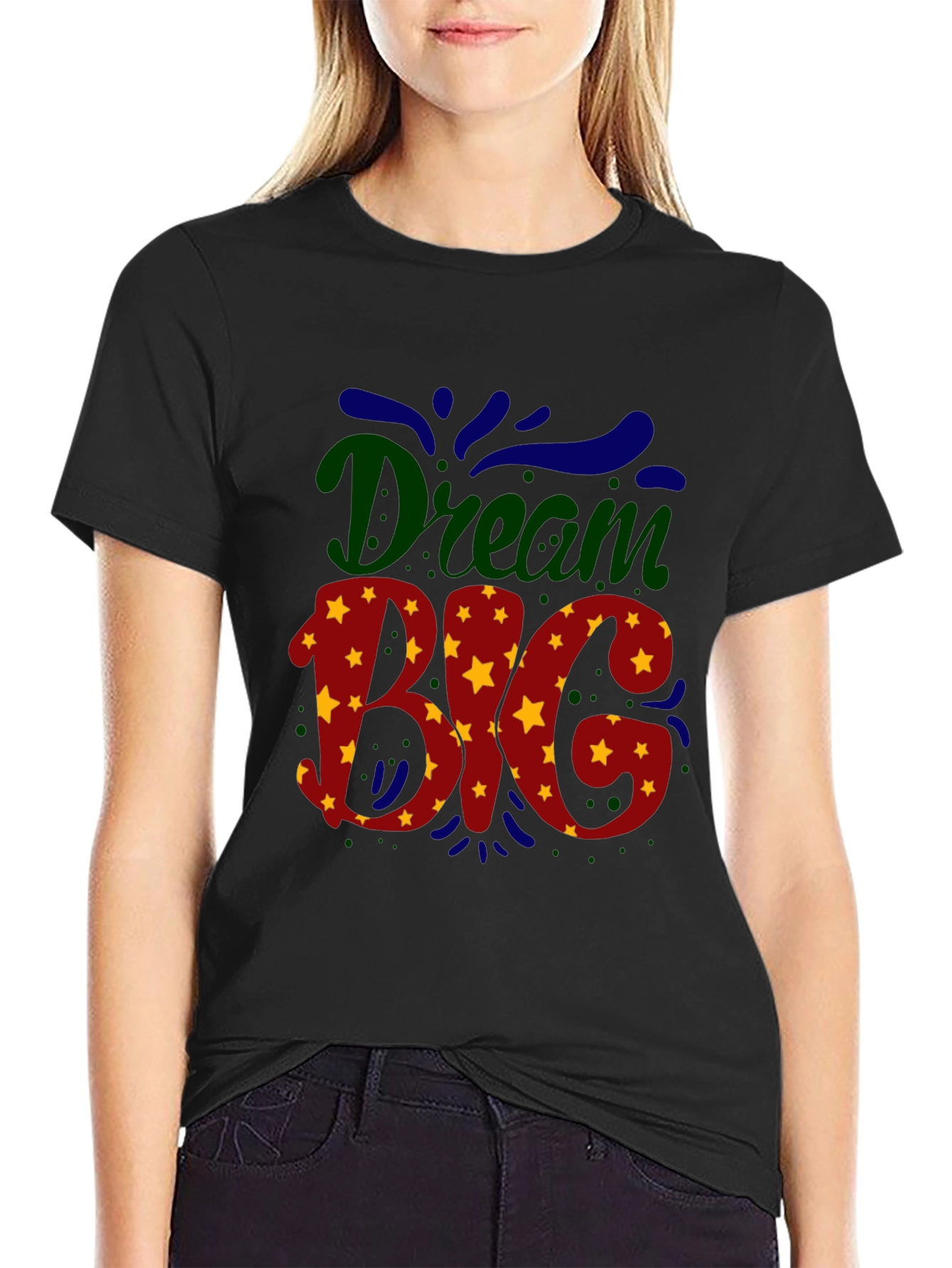 Dream Big Black T-Shirt
