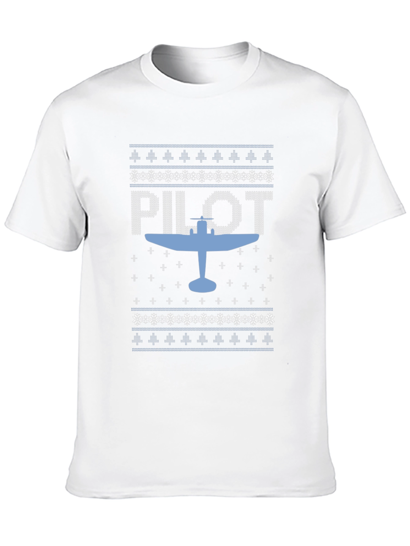 Pilot Plane Ugly Christmas Sweater T-shirt