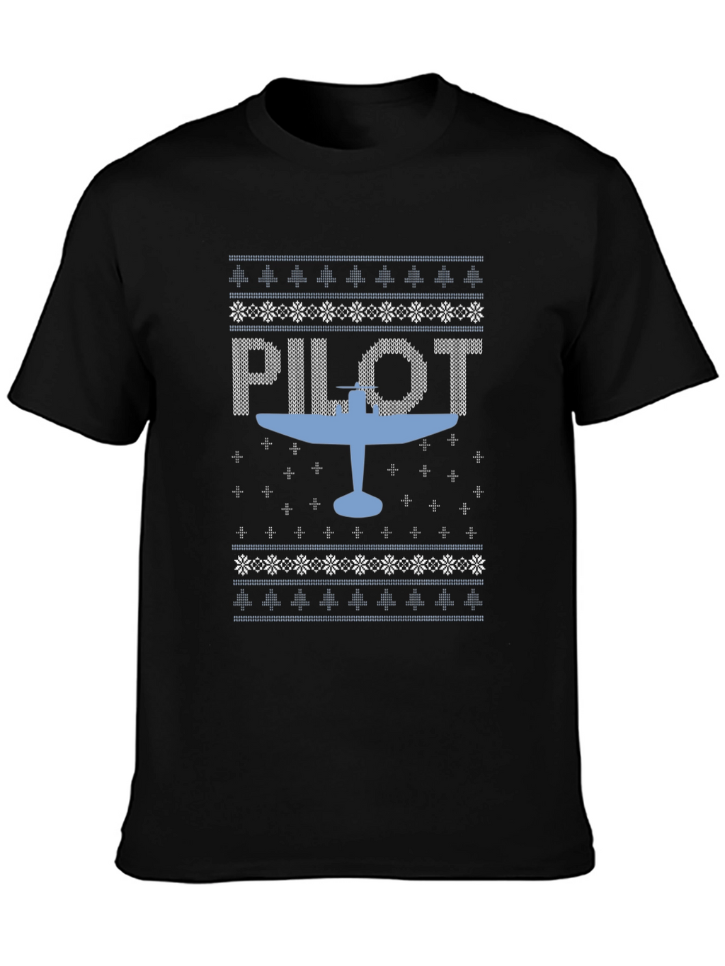 Pilot Plane Ugly Christmas Sweater T-shirt