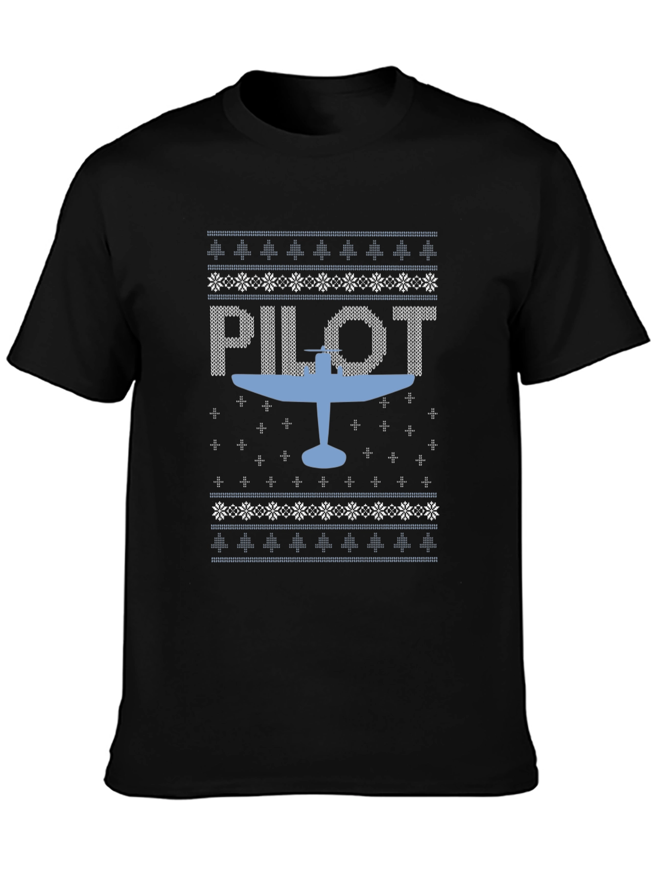 Pilot Plane Ugly Christmas Sweater T-shirt