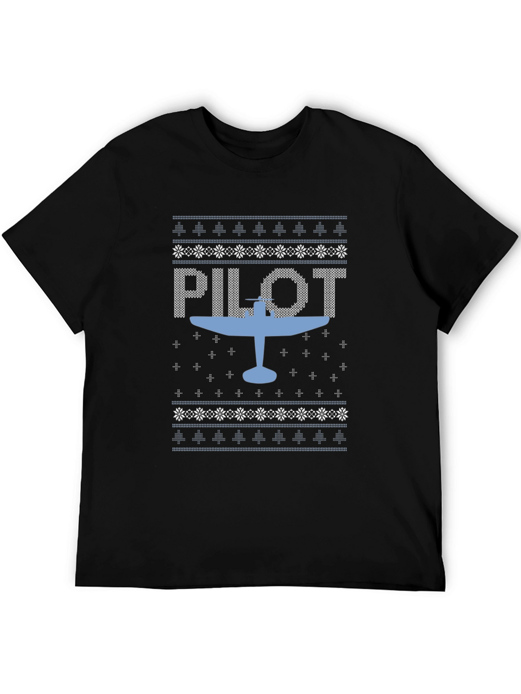 Pilot Plane Ugly Christmas Sweater T-shirt
