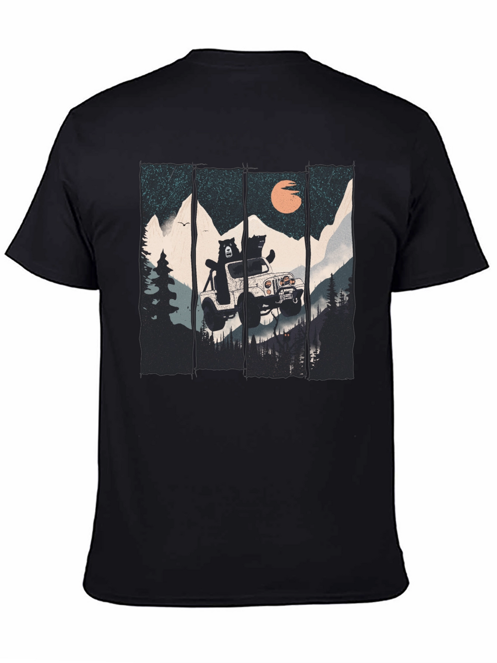 Bear Off-Roading Graphic T-Shirt